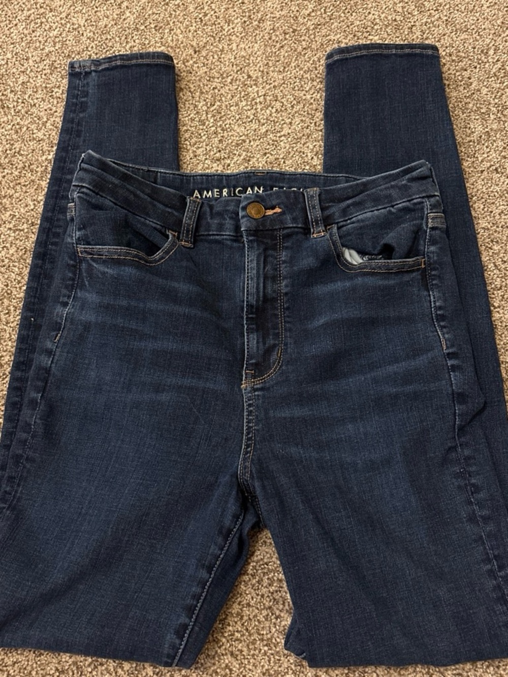 American Eagle Outfitters Dark Indigo Skinny Jeans